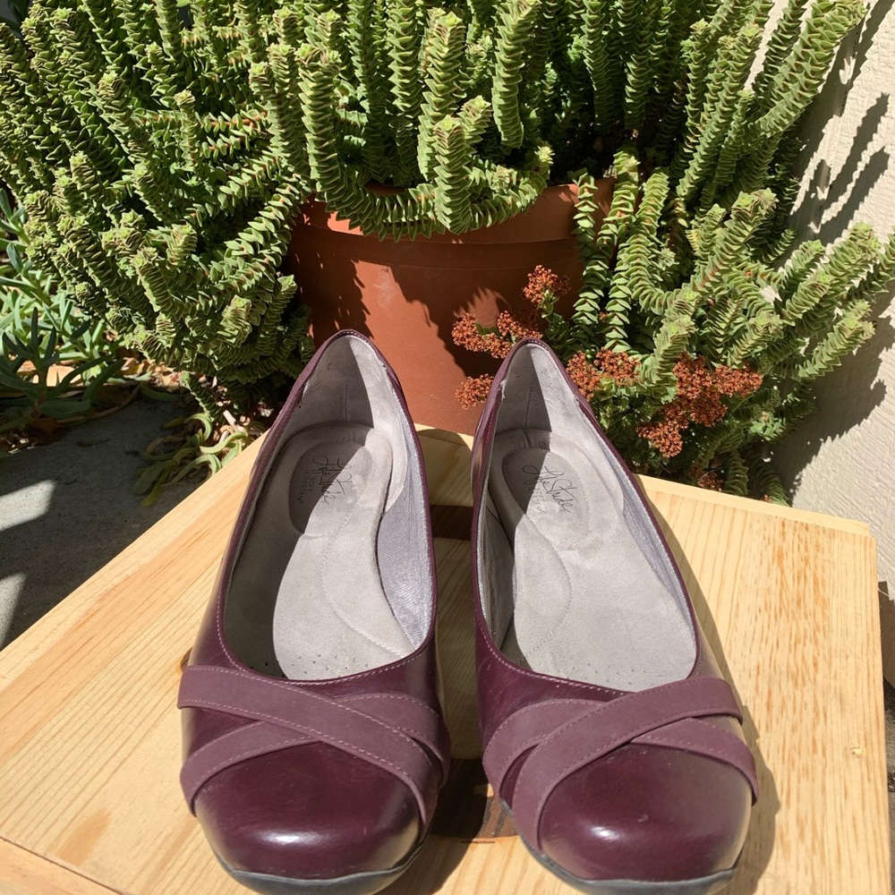LIFESTRIDE Comfort Flats Size 11 Maroon Slip-On